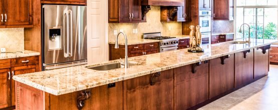 Kotenkoff Granite - Granite Countertop Island with Double Sinks